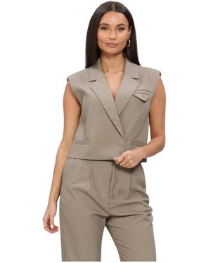 Copenhagen Muse Cmtailor Short Waistcoat - Naturel