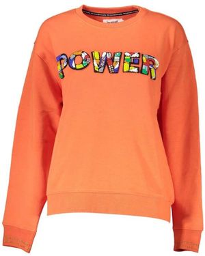Desigual Cotton Sweatshirt - Orange
