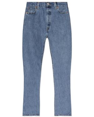RE/DONE 70S Rechte Jeans - Blauw
