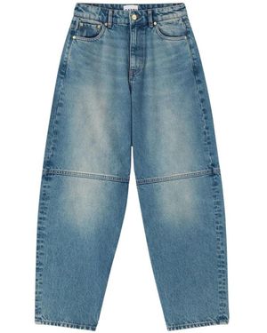 Ganni Loose-Fit Jeans - Azul