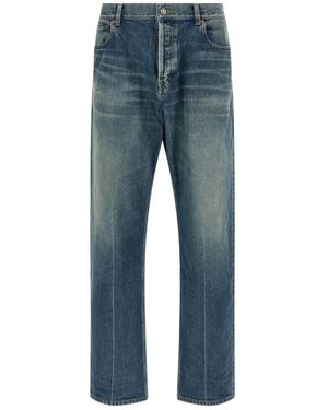 Saint Laurent Straight Jeans - Azul
