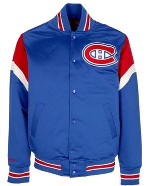 Mitchell & Ness Bomber Jackets - Blue