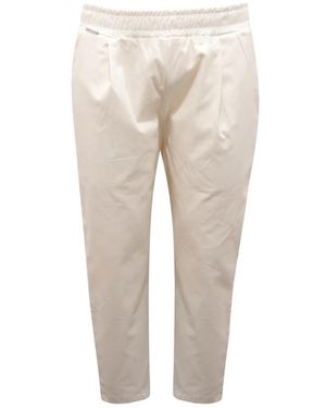 FAMILY FIRST Cropped Trousers - Neutro