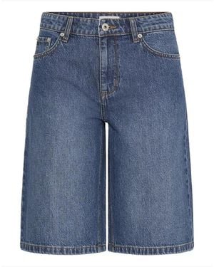 Ichi Denim Shorts - Azul