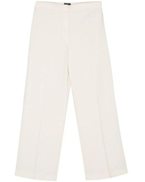 Theory Broek Met Wijde Pijpen En Trekkoord - Wit