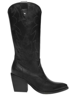 Nero Giardini Cowboy & Biker Boots - Black