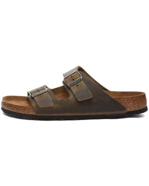 Birkenstock Sliders - Marron