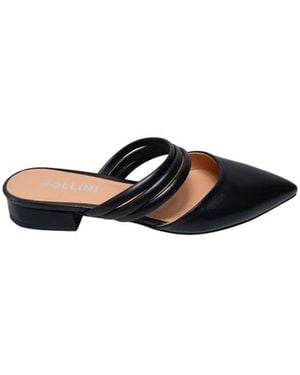 Pollini Heeled Mules - Schwarz