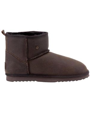 Warmbat Warmlined wallaby stiefel - braun,schwarzer warmgefütterter stiefel