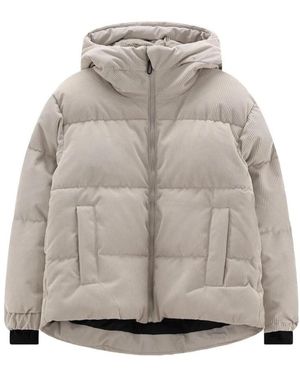 CMP Fitness ,Leer Jacket Fix Hood Met Binnengaiter - Grijs