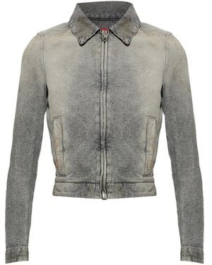 DIESEL Denim Jackets - Gris