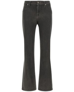 7 For All Mankind Straight Jeans - Gris