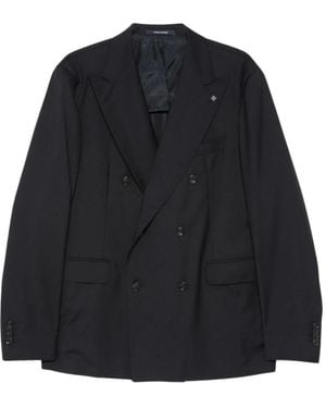 Tagliatore Kostuums ,Blauw ,Wol Montecarlo Suit - Zwart