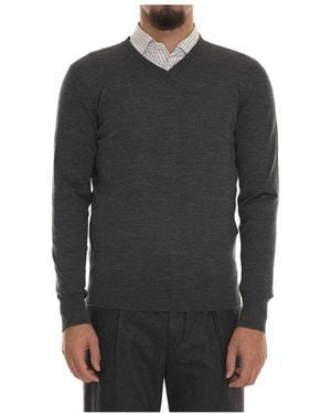 hindustrie V-Neck Knitwear - Black