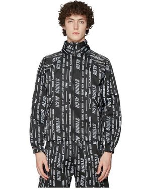 STUDIO ALCH Lanyard Logo Jacket - Schwarz