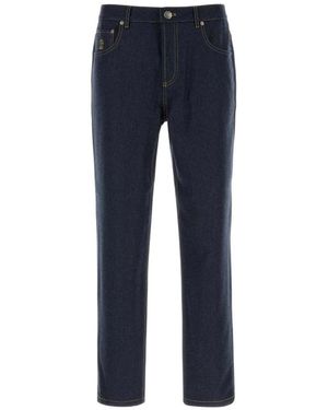 Brunello Cucinelli Rechte Jeans - Blauw
