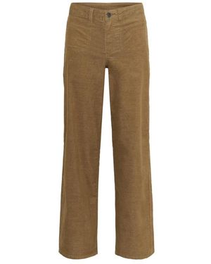 Kaffe Wide Trousers - Naturel