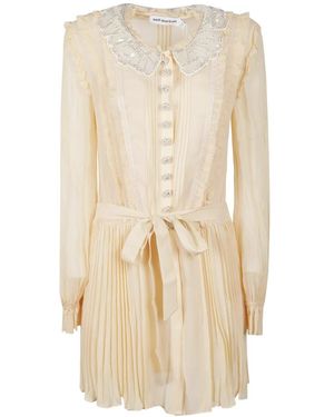 Self-Portrait Short Dresses - Neutro