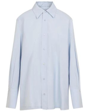 Carven Klassiek Button-Up Shirt - Blauw