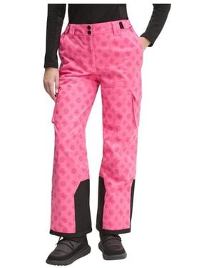 Guess Eco Peony Cargo Skihose - Pink