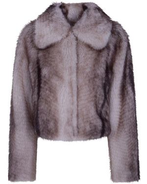 Twinset Faux Fur &Amp; Shearling Jackets - Lila