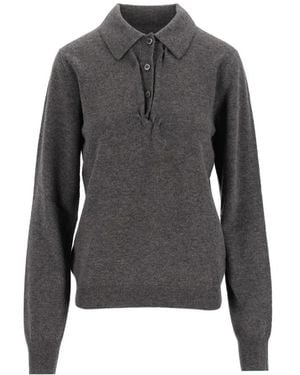 Maison Margiela Round-Neck Knitwear - Grey