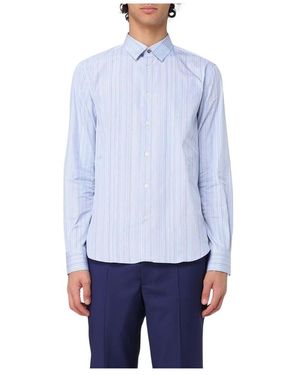 Paul Smith Blau Gestreiftes Hemd