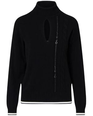 Liu Jo Pullover Met Col - Zwart