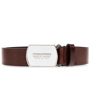DSquared² Leren Riem - Bruin