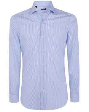 Barba Napoli Overhemden ,Blauw ,Formal Shirts
