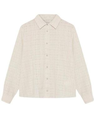 Won Hundred Overhemden ,Katoen Adriel Shirt - Naturel