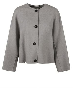 Max Mara Lichtgewicht Jas - Grijs