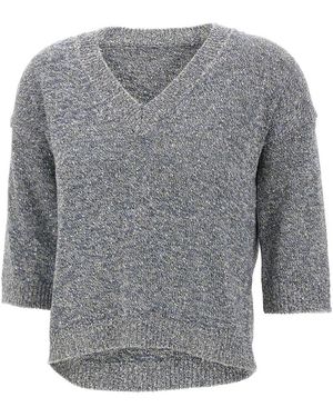 Kangra V-Neck Knitwear - Grey