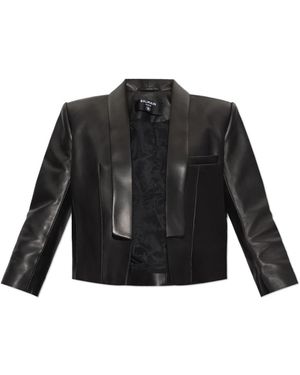 Balmain Leather Jackets - Noir