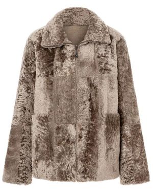 Werner Christ Faux Fur & Shearling Jackets - Marrone
