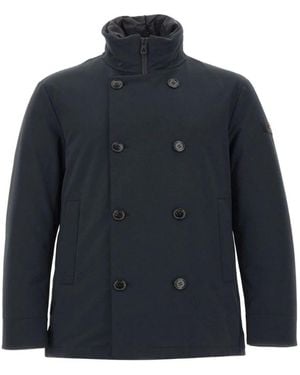 Peuterey Double-Breasted Coats - Blu