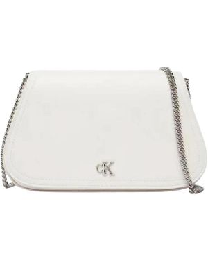 Calvin Klein Cross Body Bags - Blanc