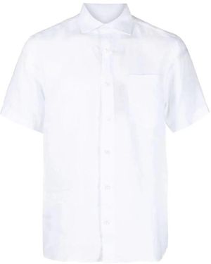 Paul & Shark Short Sleeve Shirts - White