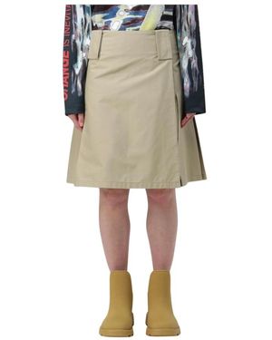Burberry Short Skirts - Natural
