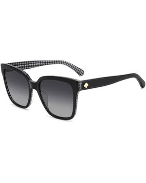 Kate Spade Zwart Grijs Getinte Zonnebril Ks Kiya