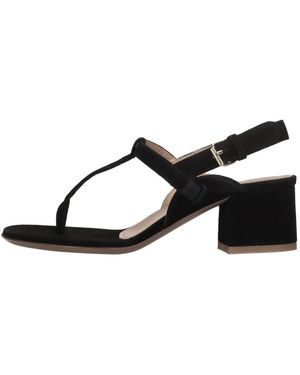 Relac Schoenen ,Zwart ,Suède Suède Sandalen