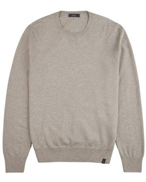 Fay Round-Neck Knitwear - Gray