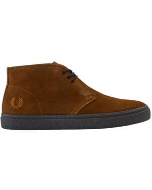 Fred Perry Lace-Up Boots - Marrone