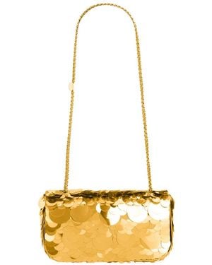 Rabanne Sparkle Baguette Mini Umhängetasche - Mettallic