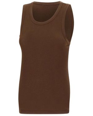 Entire studios Sleeveless Tops - Brown