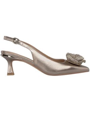 Alma En Pena. Court Shoes - Metallic