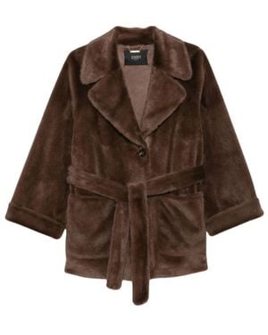 Seventy Faux Fur & Shearling Jackets - Brown