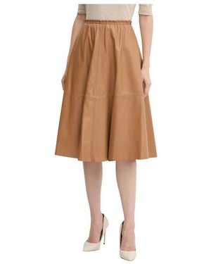 forte_forte Midi Skirts - Neutro
