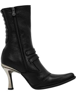 New Rock High Laarzen - Zwart