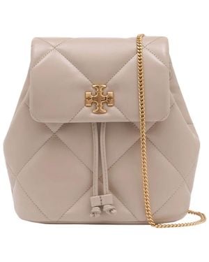 Tory Burch Kira Diamond Quilt Small Backpack - Natur